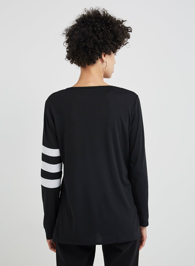 ZERESOUQ - Round Neck T-Shirt Black - Image 1