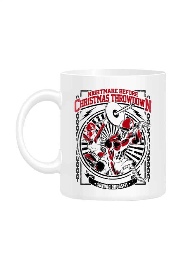 Fm Styles Christmas Throw Down Printed Mug White