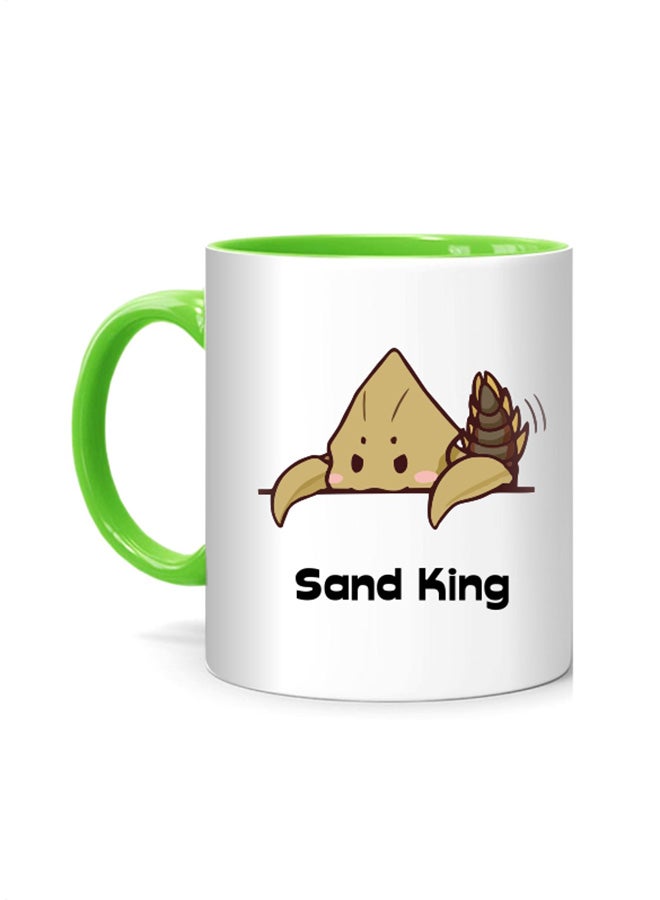 Dota 2 Sand King Printed Mug White/Green