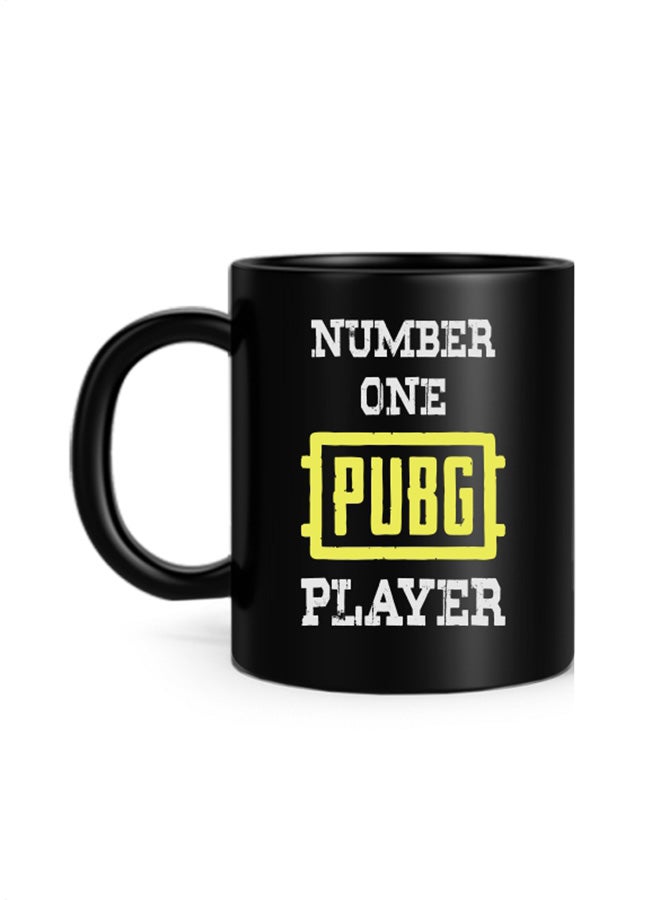 PUBG No. 1 Player Printed Mug Black