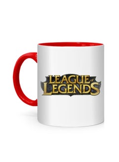 Fm Styles League Of Legends Logo Printed Mug White/Red 