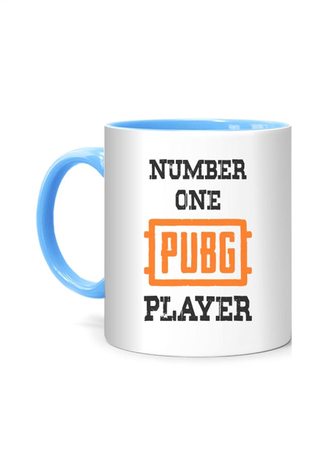 PUBG No. 1 Player Printed Mug White/Blue - v1551264569/N21700117A_1