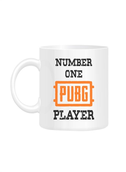 PUBG No. 1 Player Printed Mug White 10cm