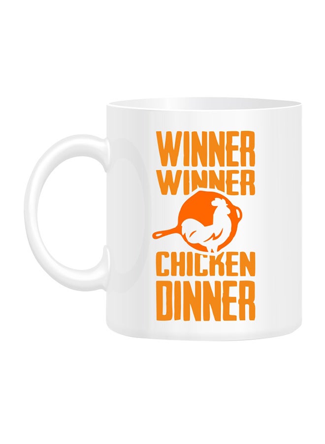 Fm Styles Pubg Winner Winner Chicken Dinner Printed Mug White 