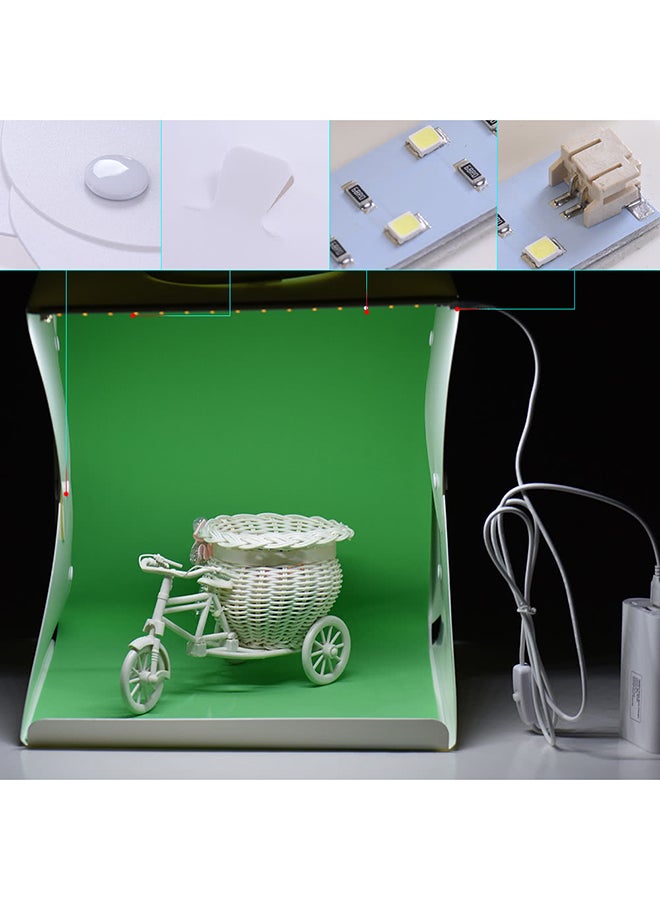 ANDOER Medium Foldable Photography Lightbox Studio White - Image 4