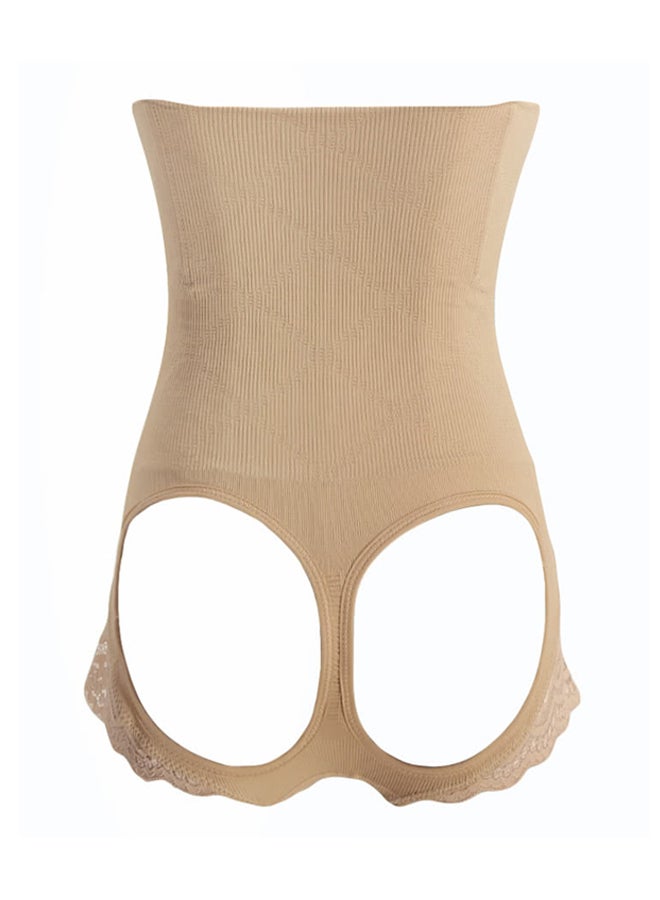 Lace Detail Shapewear Beige - Image 2