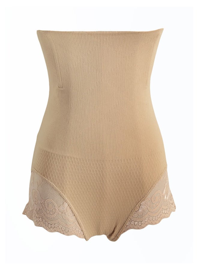 Lace Detail Shapewear Beige - Image 1