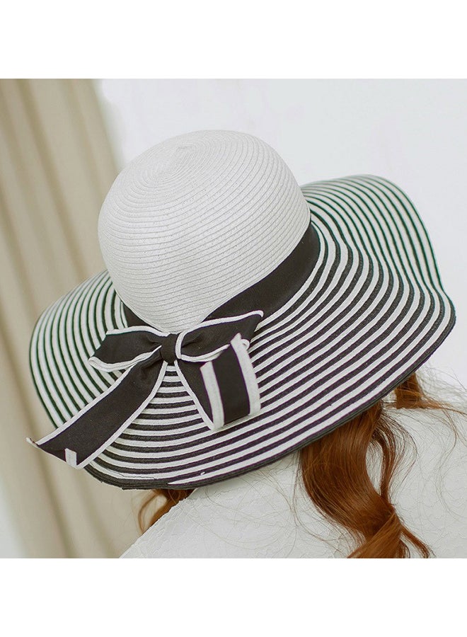 Generic - Stripped Hat Black/White - Image 1