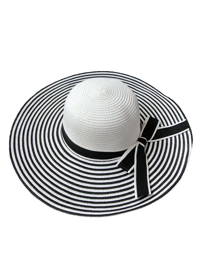 Generic - Stripped Hat Black/White - Image 1