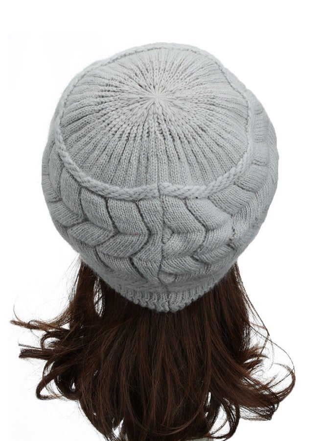 Kintted Beanie Grey  - Image 2