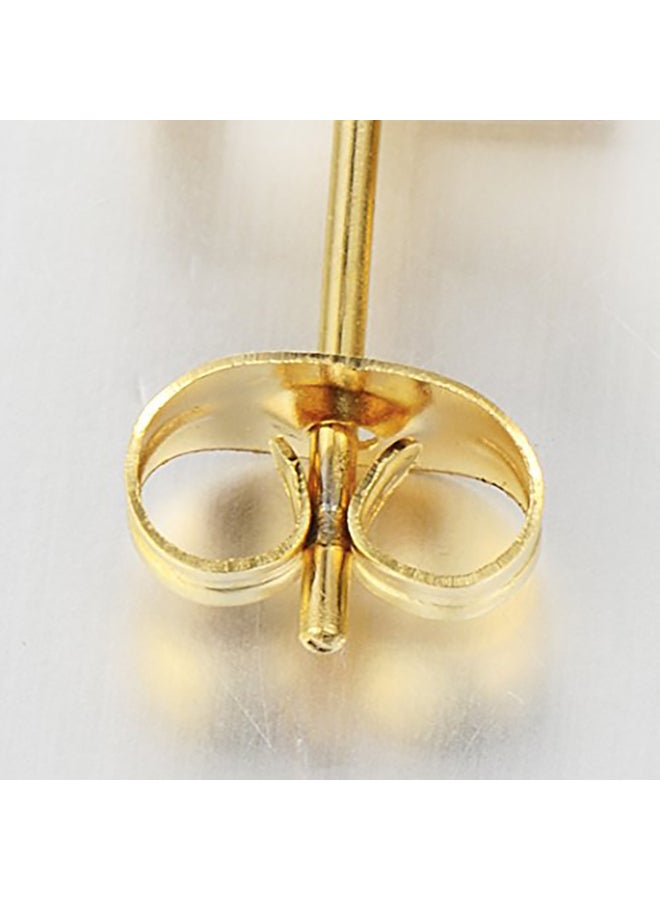 COOLSTEELANDBEYOND Stainless Steel Friendship Infinity Love Number 8 Stud Earrings  - Image 3