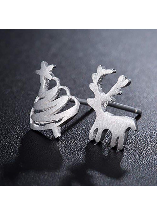 MIXIA Christmas Tree Elk Style Stud Earrings - Image 2