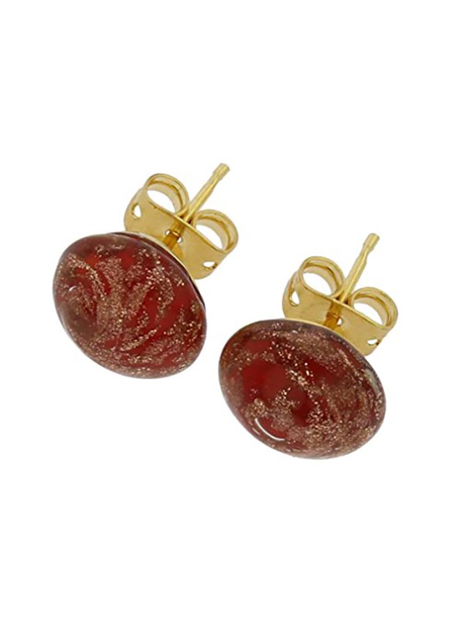 GlassOfVenice Murano Glass Starlight Small Stud Earrings - Image 2
