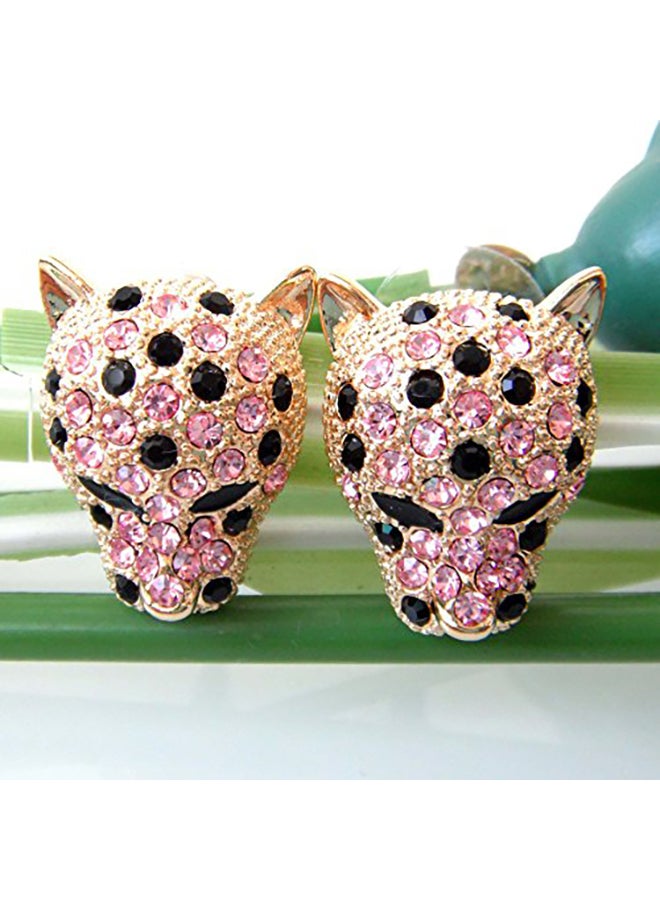 Alloy Leopard Head Stud Earrings - v1551277294/N21546766A_2