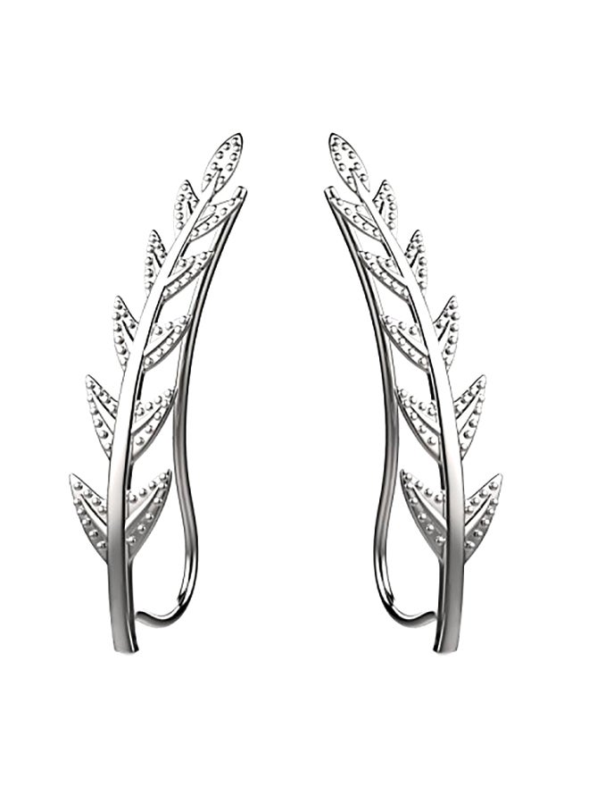 Feramox - Sterling Silver Ear Crawler Earrings - Image 1