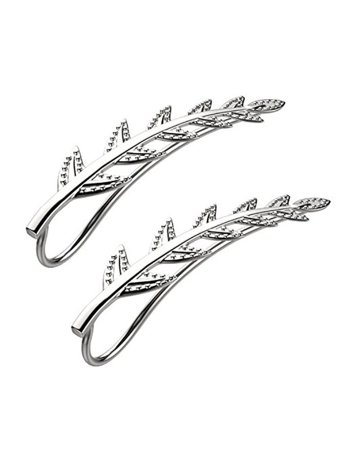 Feramox - Sterling Silver Ear Crawler Earrings - Image 1