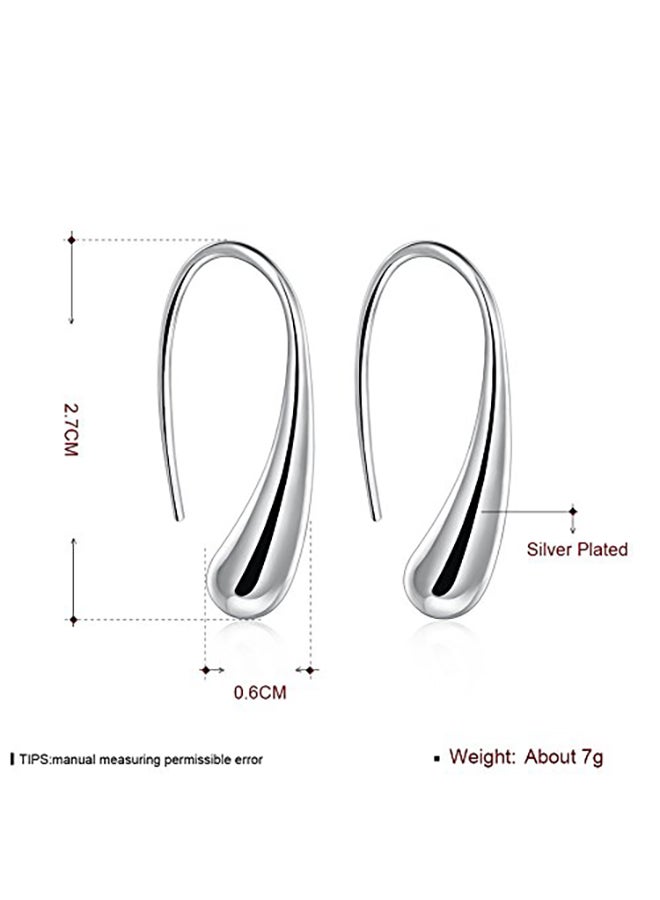 Silver Plated Fashion Dangle Earrings - Image 2
