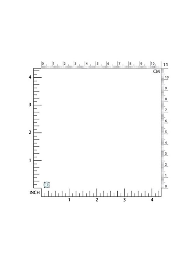 سيلفر شيك أقراط كبس من الفضة الإسترليني عيار 925 مرصعة بحجر الأكوامارين - Image 2