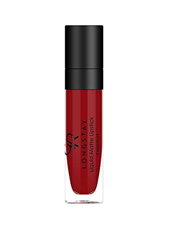 Golden Rose Longstay Liquid Matte Lipstick 18 Fire Engine Red 