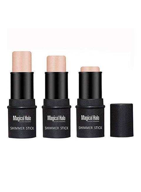 2-Piece Shimmer Highlighter Stick Set Multicolour