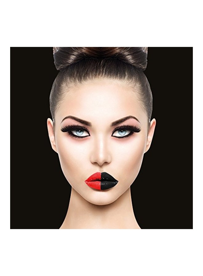 Splashes & Spills 2-Piece Matte Lipstick Black - Image 2