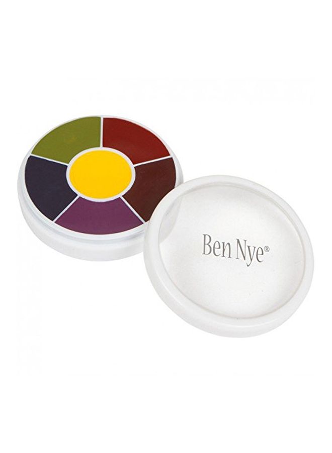 Ben Nye Master Bruise Wheel Make Up Palette Purple/Red/Yellow