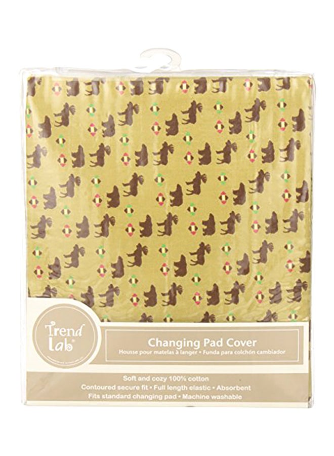 Trend Lab Northwoods Animal Scatter Print Changing Pad Cover - Image 1