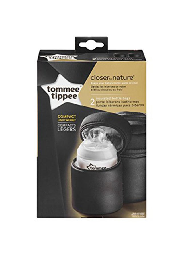 tommee tippee Insulated Bottle Bag And Bottle Cooler, Pack Of 2 - Image 1