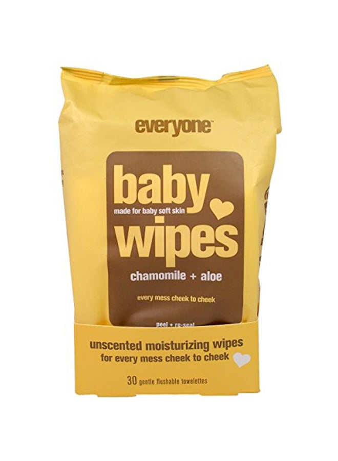 Everyone Unscented Baby Wipes, 30 Count 