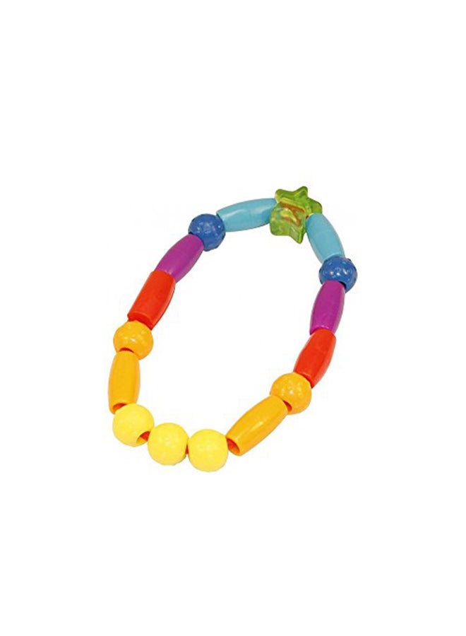 ذا فيرست ييرز عضاضة أسنان بتصميم خرز ناعمة، من سن 3 شهور فما فوق - متعددة الألوان - Image 1