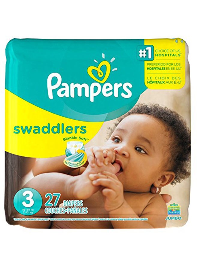 Swaddlers Disposable Diapers Size 3, Jumbo Pack, 27 Count - v1551335668/N21617115A_1