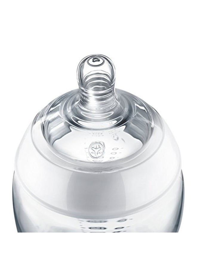 تومي تيبي زجاجة ناتشر لإطعام الحبوب للأطفال، 325 مل - لون شفاف/ أبيض - Image 3