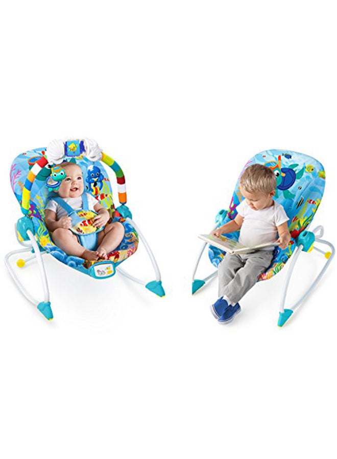 بيبي أينشتاين كرسي هزاز للرضع بطبعة مغامرات المحيط - Image 2