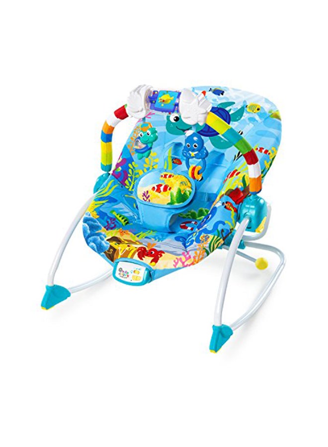 بيبي أينشتاين كرسي هزاز للرضع بطبعة مغامرات المحيط - Image 1