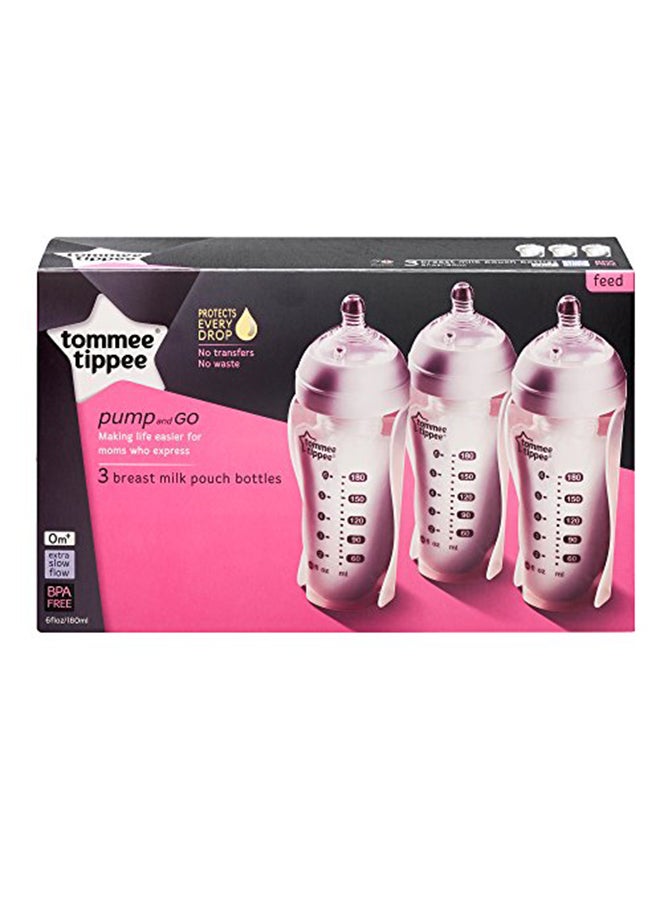 تومي تيبي أكياس بامب آند جو لتخزين الحليب - لون أبيض - Image 1