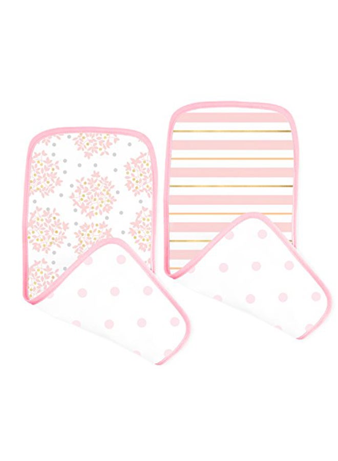 SwaddleDesigns 2-Piece Cotton Muslin Baby Burpies