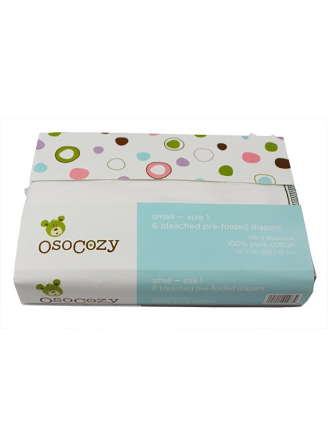 OsoCozy 6 Piece Prefold Cloth Diaper - Image 2