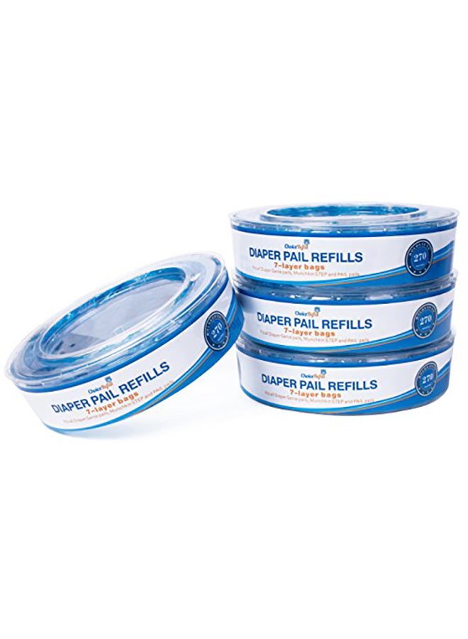 4-Piece Diaper Pail Refills Set