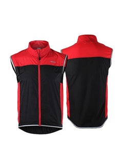 ARSUXEO Ultrathin Lightweight Sleeveless Jacket Red  - Image 4