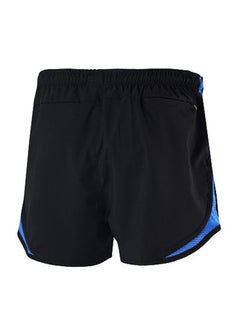 ARSUXEO 2 in 1 Running And Cycling Sports Shorts Blue/Black  - Image 2