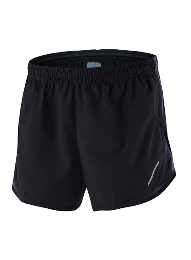 ARSUXEO 2 in 1 Running And Cycling Sports Shorts Grey/Black - Image 1