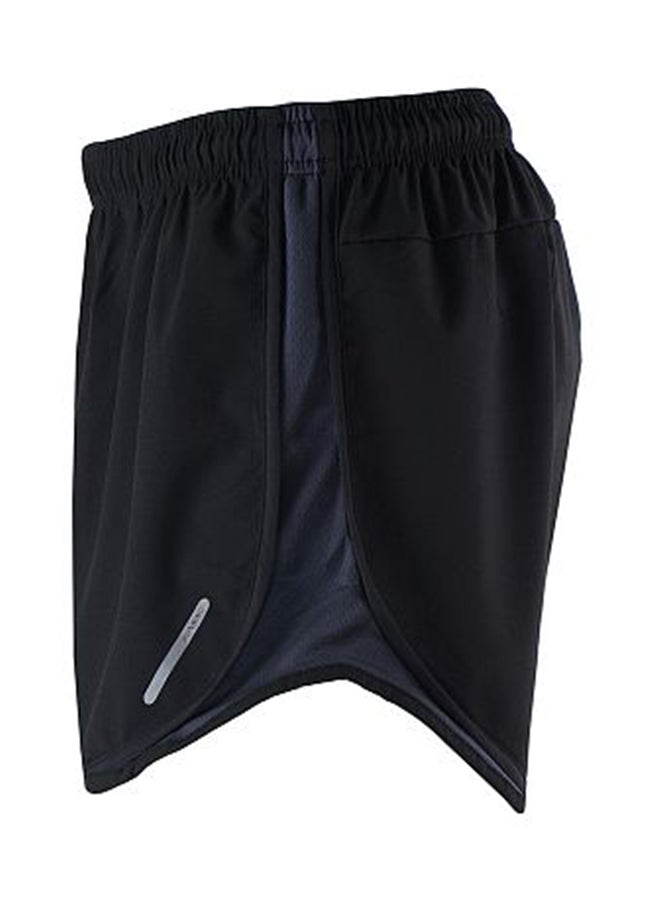 ARSUXEO 2 in 1 Running And Cycling Sports Shorts Grey/Black - Image 3