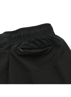 ARSUXEO 2 in 1 Running And Cycling Sports Shorts Blue/Black  - Image 3