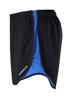 ARSUXEO 2 in 1 Running And Cycling Sports Shorts Blue/Black  - Image 4
