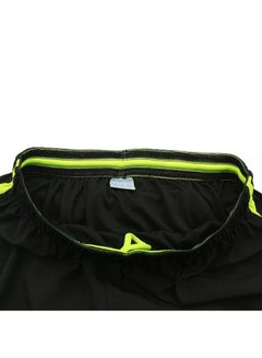 ARSUXEO 2 in 1 Running And Cycling Sports Shorts Green/Black  - Image 3