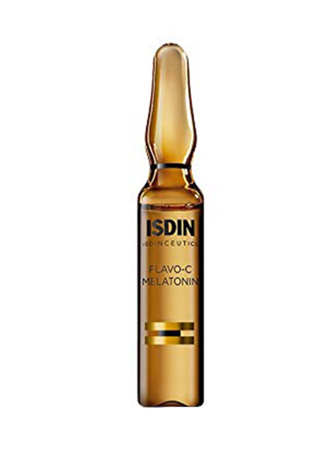 ISDIN 10-Ampoule Flavo-C Melatonin Night Recovery Serum 2ml - Image 3