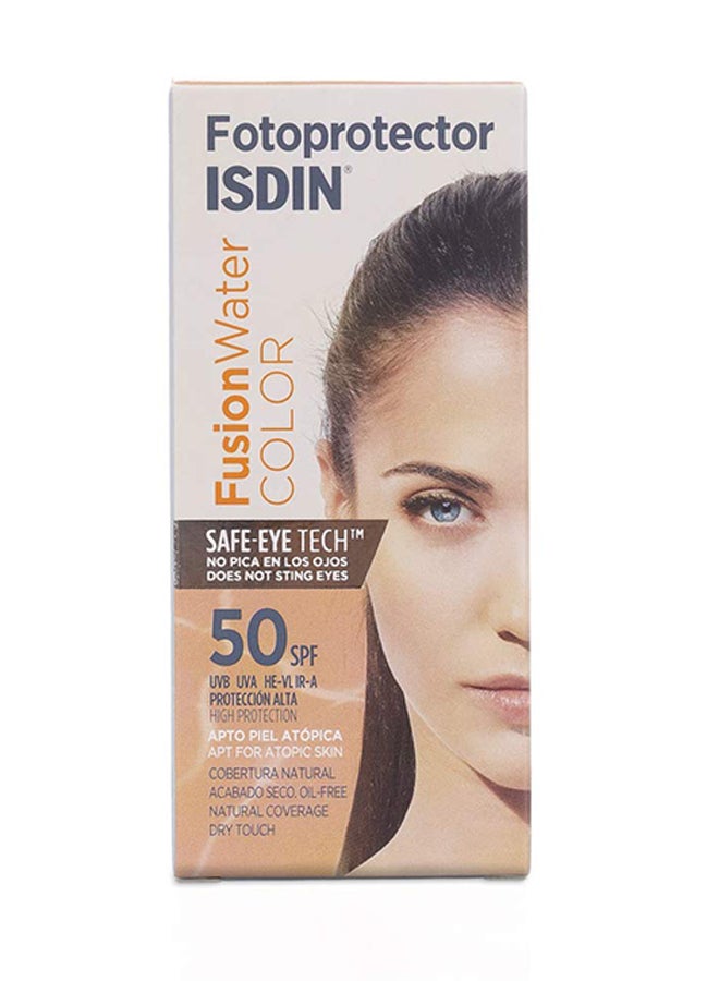 ISDIN - Fotoprotector Fusion Water Color SPF 50+ 50ml - Image 1