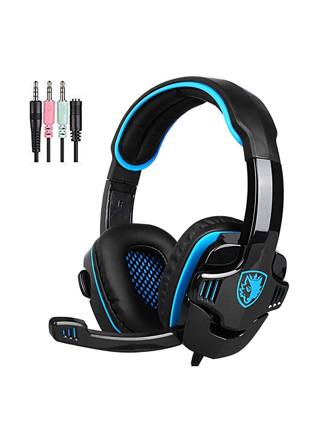 Sades SA708GT Wired Over-Ear Gaming Headphones With Microphone For PlayStation 4  - Image 1