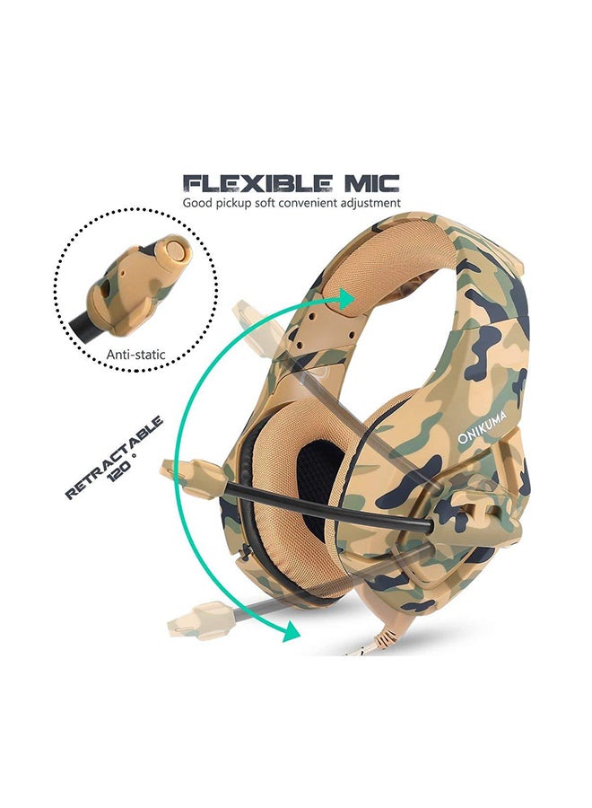 onikuma - Over-Ear Gaming Wired Headset With Microphone For PS4/PS5/XOne/XSeries/NSwitch/PC - Image 1