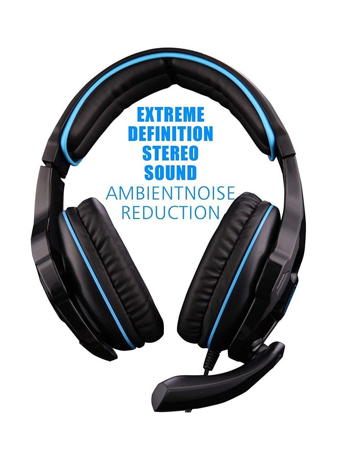 Sades - SA-810 Wired Over-Ear Gaming Headset With Mic - Image 1